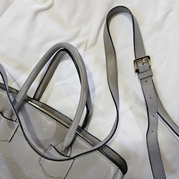 Furla Gray Leather Tote Bag - Picture 4 of 13